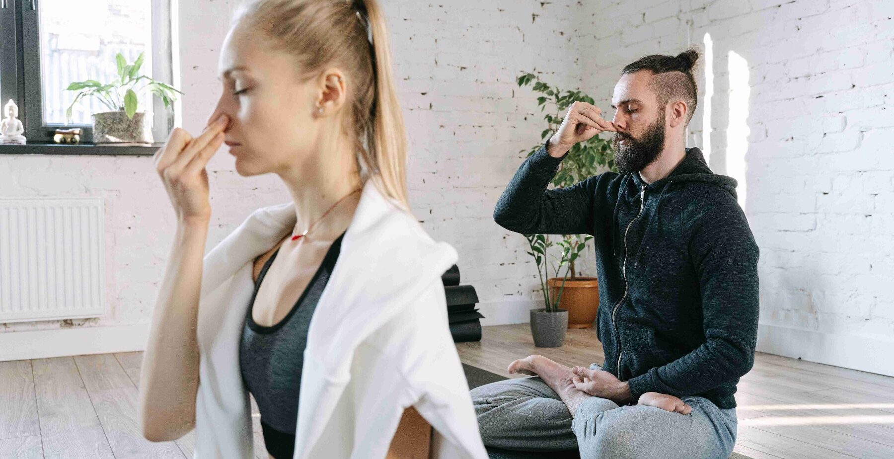 Alternate Nostril Breathing - Stress management with yoga